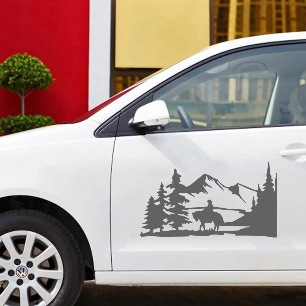 Car-styling Mountain scenery Auto Stickers On The Car Interesting Reflective Car Stickers Decals
Car-styling Mountain scenery Auto Stickers On The Car Interesting Reflective Car Stickers Decals