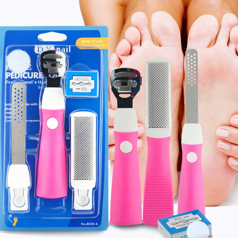 Foot Callus Shaver Heel Hard Skin Remover Hand Feet Pedicure Razor Tool Shavers Stainless Steel Handle 10 Blades Foot Care Tools
Foot Callus Shaver Heel Hard Skin Remover Hand Feet Pedicure Razor Tool Shavers Stainless Steel Handle 10 Blades Foot Care Tools