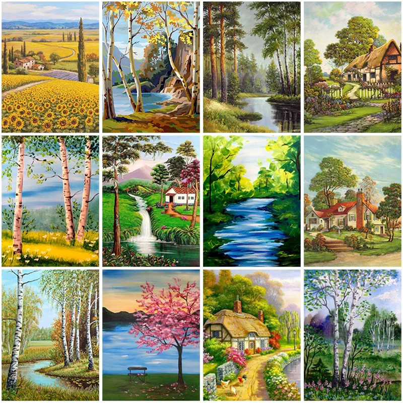 DIY Forest 5D Diamond Painting Full Square Drill Scenic Diamond Embroidery Cross Stitch Mosaic Kits Resin Wall Art Home Decor
DIY Forest 5D Diamond Painting Full Square Drill Scenic Diamond Embroidery Cross Stitch Mosaic Kits Resin Wall Art Home Decor