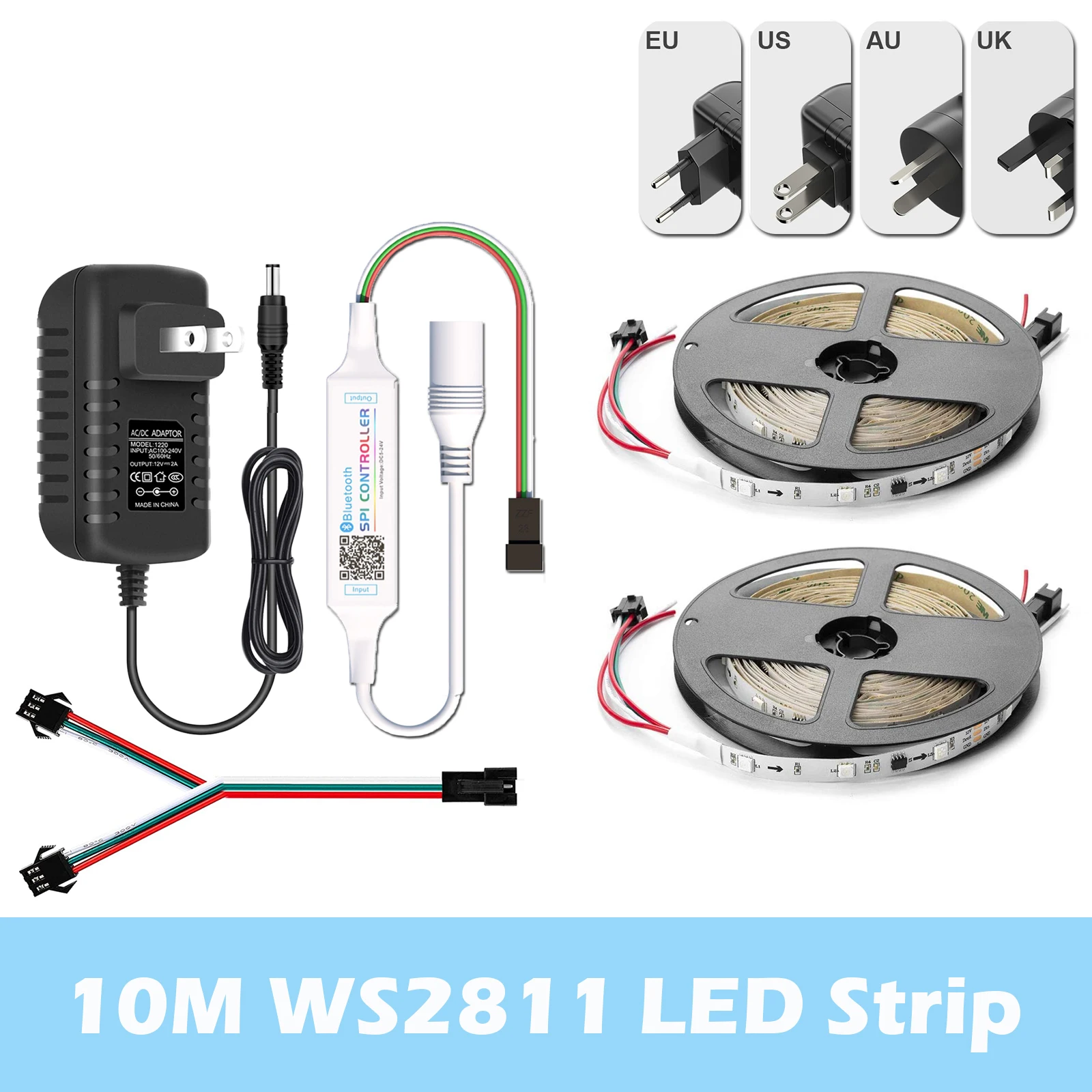 Bluetooth LED Strip RGBIC WS2811 Dreamcolor Light Stip App Control Color Changing Flexible Ribbon For Bedroom living room decor
Bluetooth LED Strip RGBIC WS2811 Dreamcolor Light Stip App Control Color Changing Flexible Ribbon For Bedroom living room decor