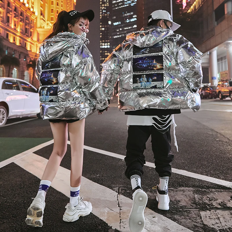Winter Fluffy Puffer Jackets for Men 2021 Fashion Trends Bright Clothing Thick Padded Coats with Hood Couples Hip Hop Streetwear
Winter Fluffy Puffer Jackets for Men 2021 Fashion Trends Bright Clothing Thick Padded Coats with Hood Couples Hip Hop Streetwear
