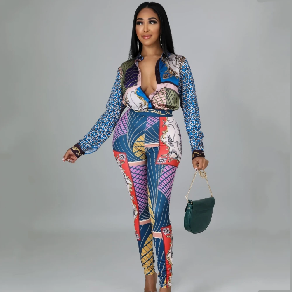 2 Piece Sets African Sets For Women New African Print Elastic Bazin Baggy Pants Rock Style Dashiki Famous Suit Lady Outfits
2 Piece Sets African Sets For Women New African Print Elastic Bazin Baggy Pants Rock Style Dashiki Famous Suit Lady Outfits