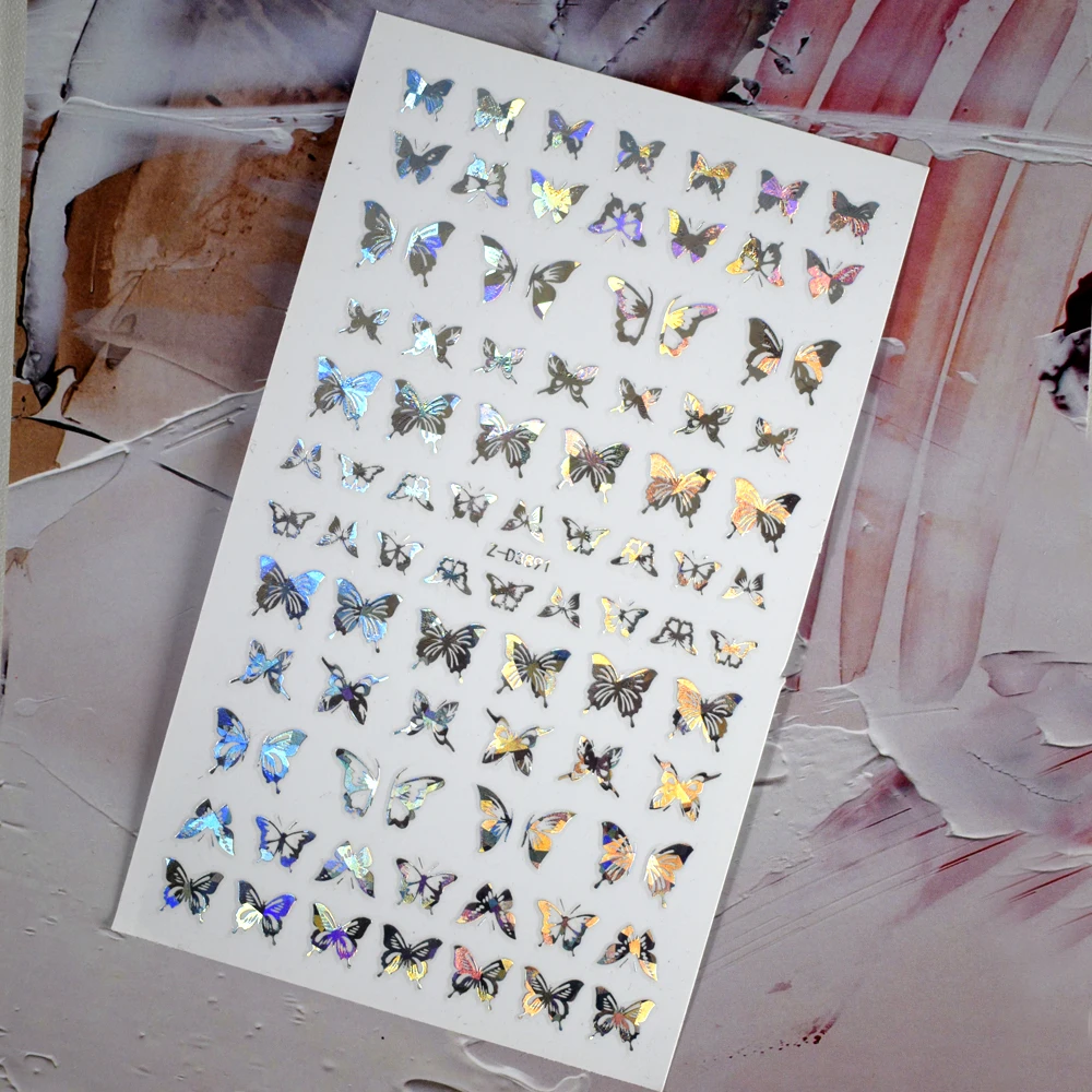 10PCS 3D Colorful Butterfly Nail Art Sticker Golden Silver Self-adhesive Nail Art Slider Nail Decoration Decal
10PCS 3D Colorful Butterfly Nail Art Sticker Golden Silver Self-adhesive Nail Art Slider Nail Decoration Decal