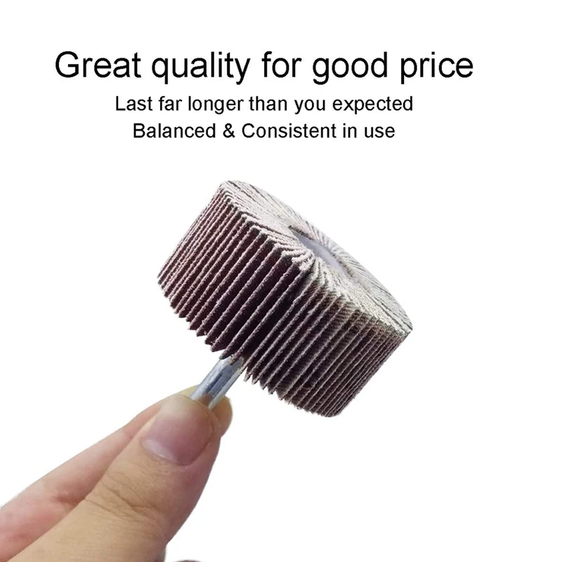6 Packs 2 Inch 80 Grit Abrasive Mounted Flap Wheel Sander,1/4 Inch Round Shank Sanding Wheel
6 Packs 2 Inch 80 Grit Abrasive Mounted Flap Wheel Sander,1/4 Inch Round Shank Sanding Wheel