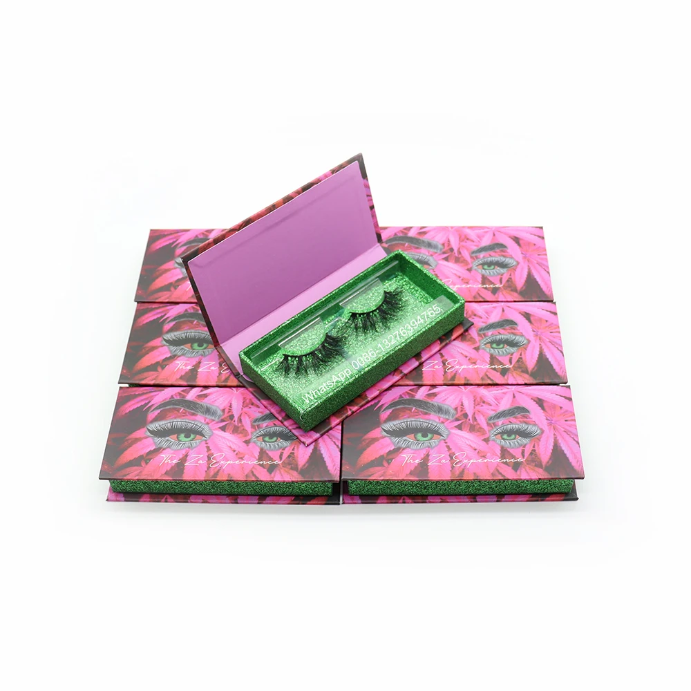 Pink Marijuana Leaf Eyelash Case Wholesale 25mm Lashes 100% Mink Eyelashes Fluffy Eyelash with Box Custom Eyelash Packaging
Pink Marijuana Leaf Eyelash Case Wholesale 25mm Lashes 100% Mink Eyelashes Fluffy Eyelash with Box Custom Eyelash Packaging