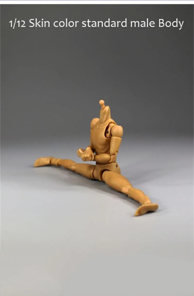 1/12 Scale Skin Color Narrow Shoulder Male Body 6 inches Figure Model Flexible Mini Doll MCC023 Toys
1/12 Scale Skin Color Narrow Shoulder Male Body 6 inches Figure Model Flexible Mini Doll MCC023 Toys