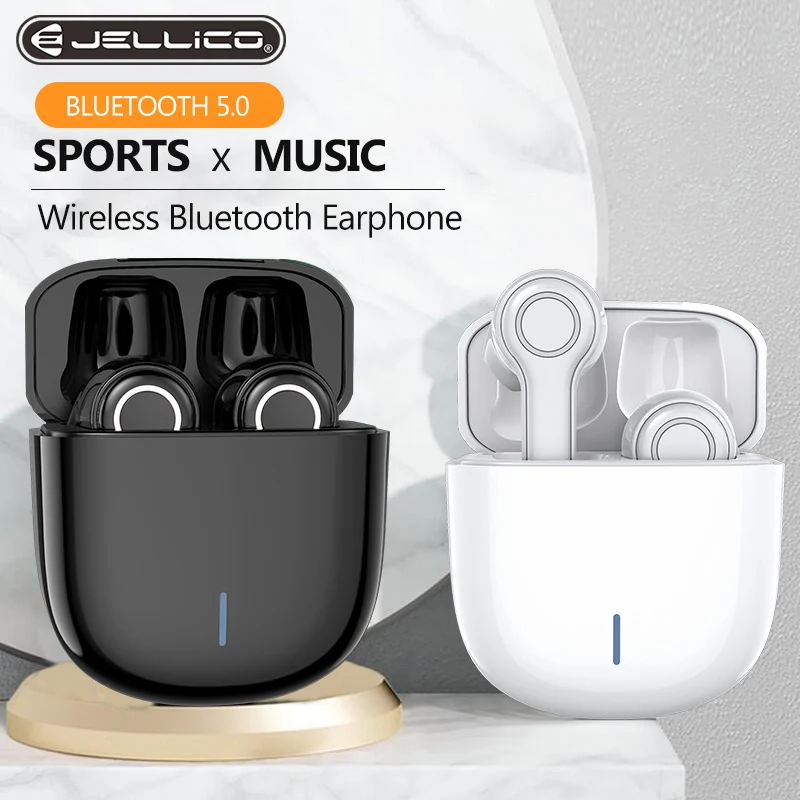 Jellico TWS Wireless Bluetooth Earphone Intelligent Touch Control Wireless TWS Earphones With Stereo bass sound Smart Connect
Jellico TWS Wireless Bluetooth Earphone Intelligent Touch Control Wireless TWS Earphones With Stereo bass sound Smart Connect