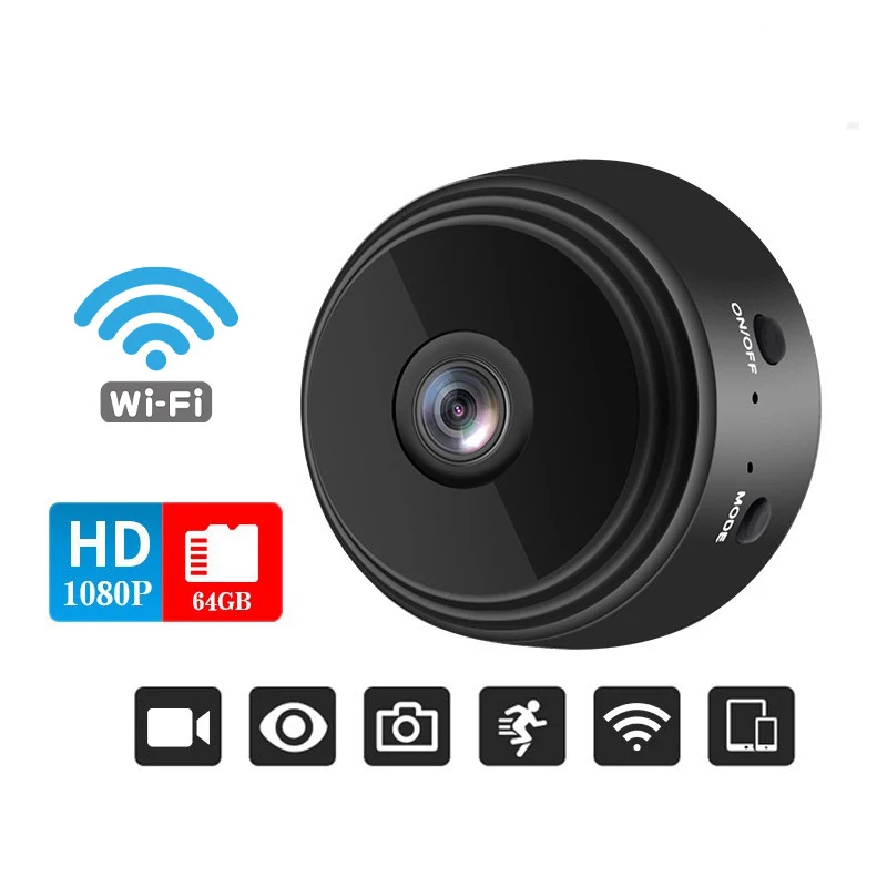 A9 Mini Camera WiFi Camera 1080p HD Night Version Micro Voice Recorder Wireless Mini Camcorders Video Surveillance IP Camera
A9 Mini Camera WiFi Camera 1080p HD Night Version Micro Voice Recorder Wireless Mini Camcorders Video Surveillance IP Camera
