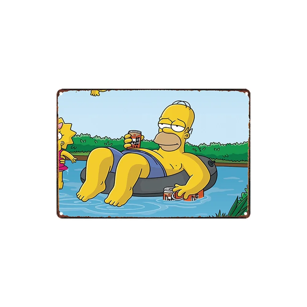 Металлическая табличка Disney Симпсоны Барт 
Металлическая табличка Disney Симпсоны Барт