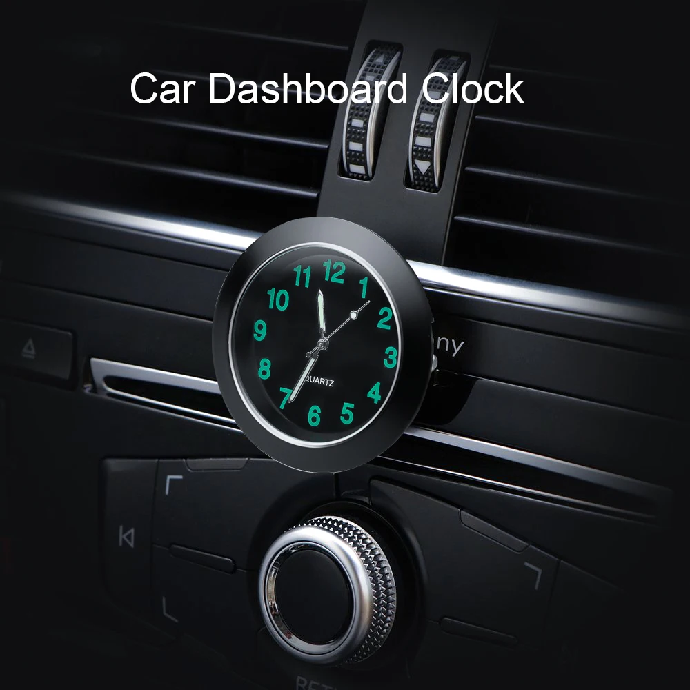 Мини кварцевые часы для автомобиля с вентиляционным отверстием клипсой указкой