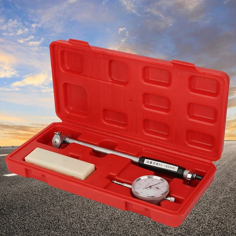 Dial Bore Gauge 50-160mm 0.01mm Precision Scale Hole Indicator Engine Cylinder Micrometer Measuring Tool Tester
Dial Bore Gauge 50-160mm 0.01mm Precision Scale Hole Indicator Engine Cylinder Micrometer Measuring Tool Tester