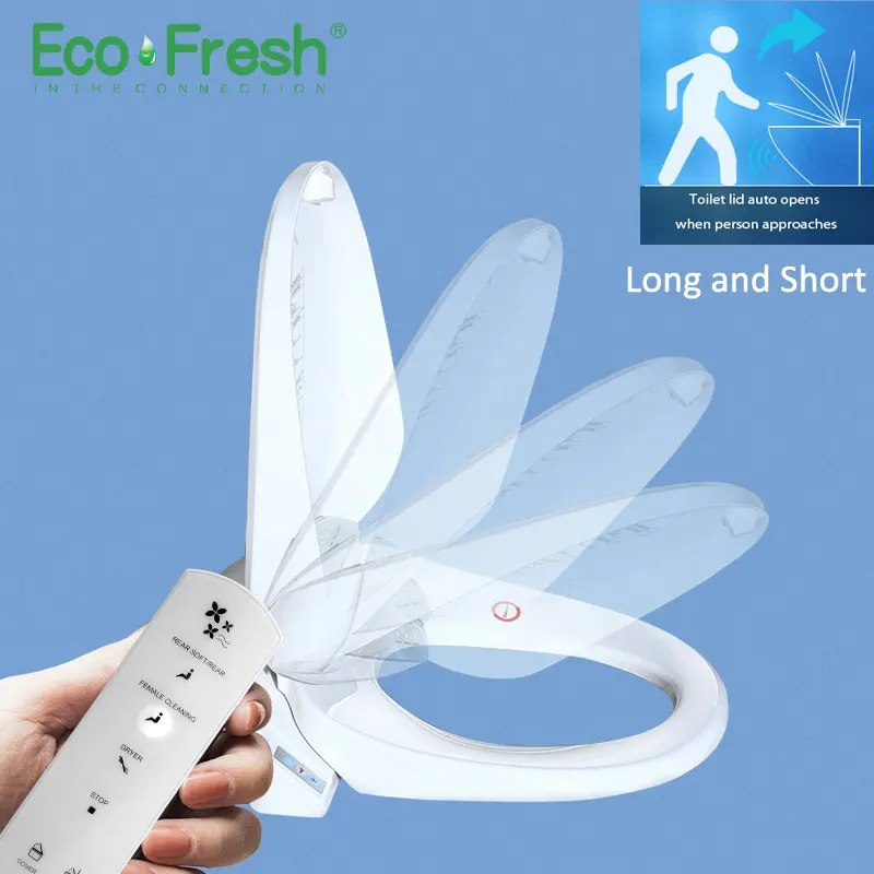 Умное сиденье для унитаза EcoFresh WC крышка на автомобиля откидная открывающаяся