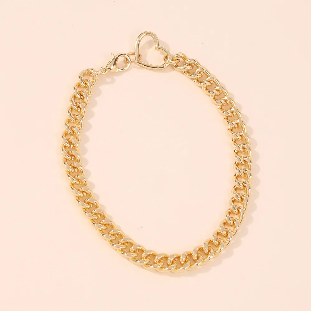 European and American simple chain bracelet female high-end love element bracelet punk hip-hop style bracelet jewelry
European and American simple chain bracelet female high-end love element bracelet punk hip-hop style bracelet jewelry