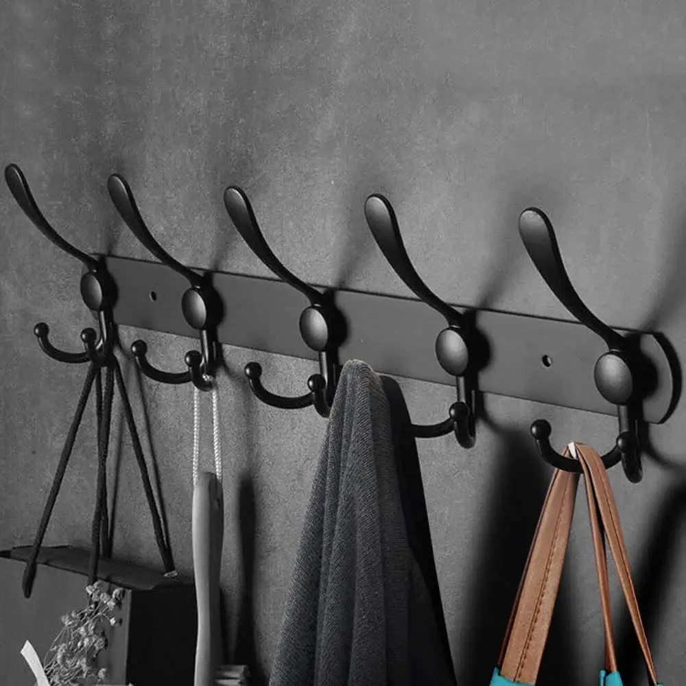 2pcs Stainless Steel Black Coat Hook Bathroom Wall Mount Towel Hooks Door Back Clothes Storage Hook With Strong Bearing Capacity
2pcs Stainless Steel Black Coat Hook Bathroom Wall Mount Towel Hooks Door Back Clothes Storage Hook With Strong Bearing Capacity