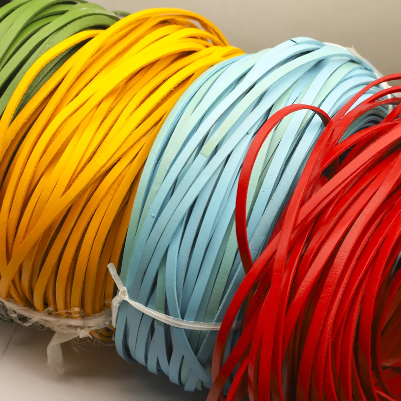 2Meters Colorful 5x2mm Genuine Leather Cord Flat Rope String DIY Vintage Choker Bracelet Necklace Jewelry Making Accessories
2Meters Colorful 5x2mm Genuine Leather Cord Flat Rope String DIY Vintage Choker Bracelet Necklace Jewelry Making Accessories