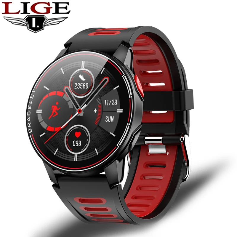 LIGE New Smart Watch Men IP68 Waterproof Sports Women Bluetooth Smartwatch Fitness Tracker Heart Rate Monitor For Android IOS
LIGE New Smart Watch Men IP68 Waterproof Sports Women Bluetooth Smartwatch Fitness Tracker Heart Rate Monitor For Android IOS