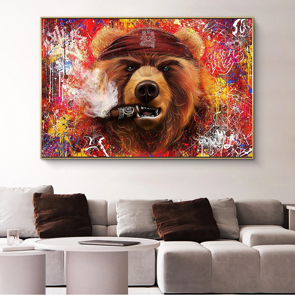 Graffiti Art The Lion King With A Smoke Poster And Prints Animal Monkey Canvas Painting Pictures Living Room Decoration No Frame
Graffiti Art The Lion King With A Smoke Poster And Prints Animal Monkey Canvas Painting Pictures Living Room Decoration No Frame