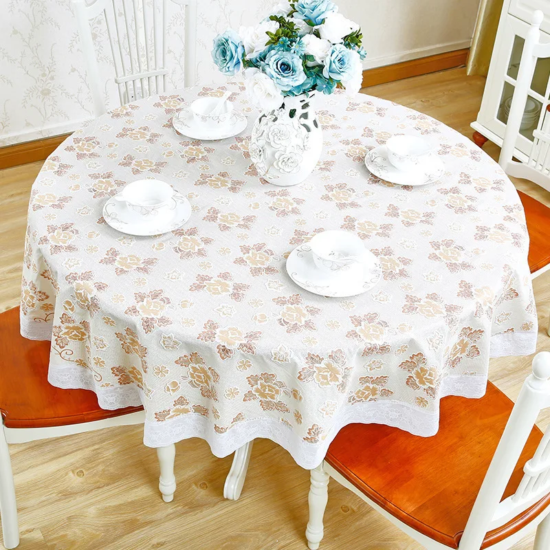 1.8 Meters Round PVC Table Cloth Waterproof Disposable Tablecloth Imitation Cloth Hotel Round Table Mat Dining Table Cover
1.8 Meters Round PVC Table Cloth Waterproof Disposable Tablecloth Imitation Cloth Hotel Round Table Mat Dining Table Cover