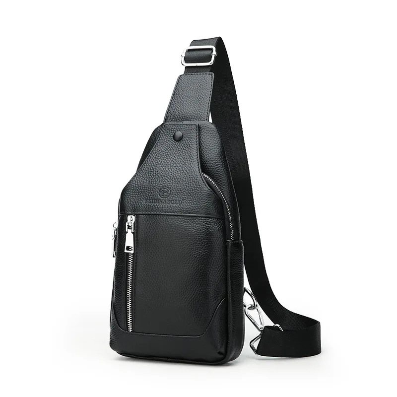 Men's Chest Bag Leather Casual Men's Bag Fashion Outdoor Sports Top Layer Cattle Leather Bag
Men's Chest Bag Leather Casual Men's Bag Fashion Outdoor Sports Top Layer Cattle Leather Bag