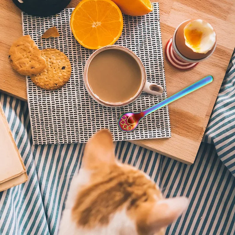 8 Pieces Creative Spoons Stainless Steel Espresso Spoons for Mixing Drinks Stirring Sugar Teaspoon Cake Dessert Spoon
8 Pieces Creative Spoons Stainless Steel Espresso Spoons for Mixing Drinks Stirring Sugar Teaspoon Cake Dessert Spoon