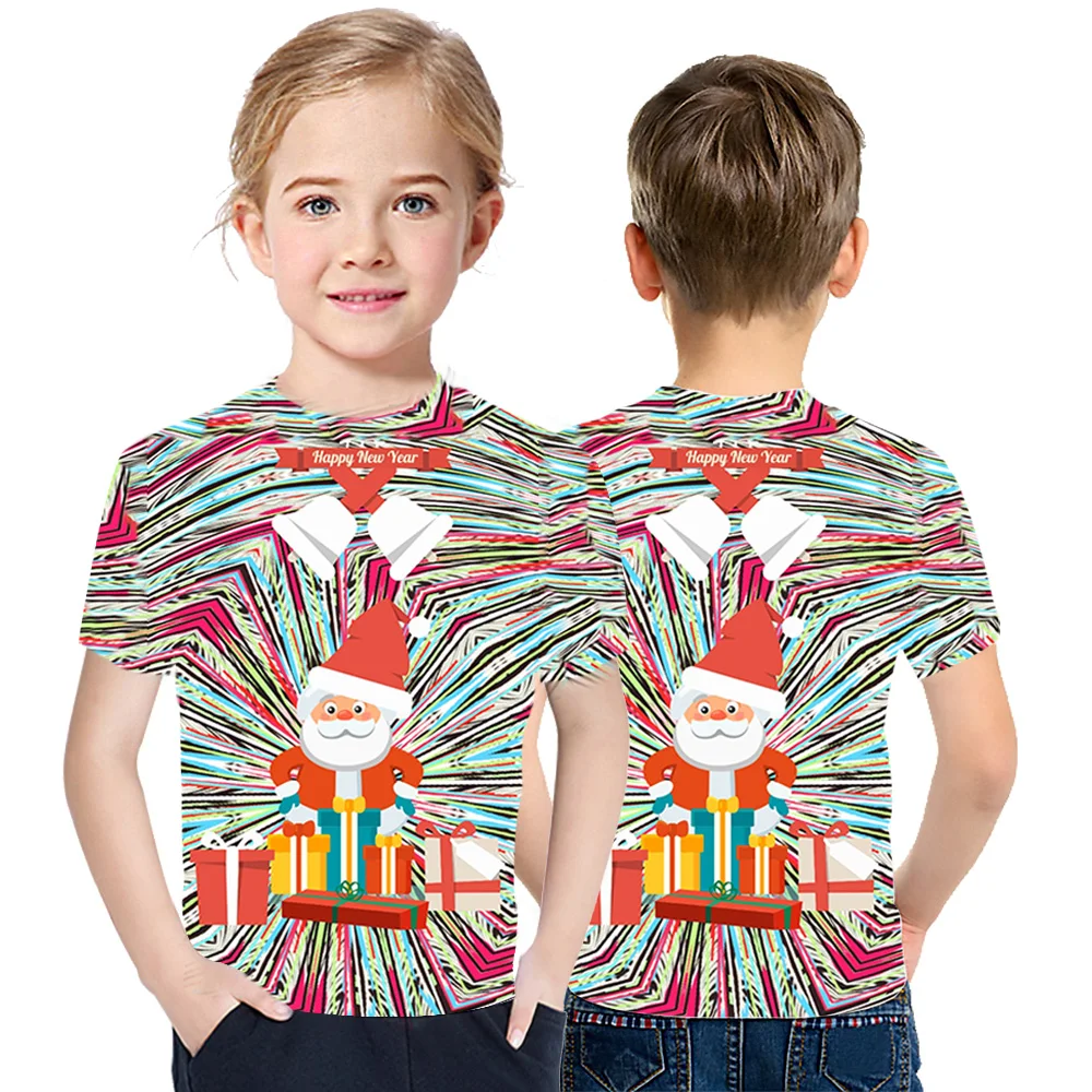 2021 Christmas Hot Boys And Girls 3D Printing T-Shirt Summer New Pure Cotton Casual Short Sleeve Outdoor Sports Top
2021 Christmas Hot Boys And Girls 3D Printing T-Shirt Summer New Pure Cotton Casual Short Sleeve Outdoor Sports Top