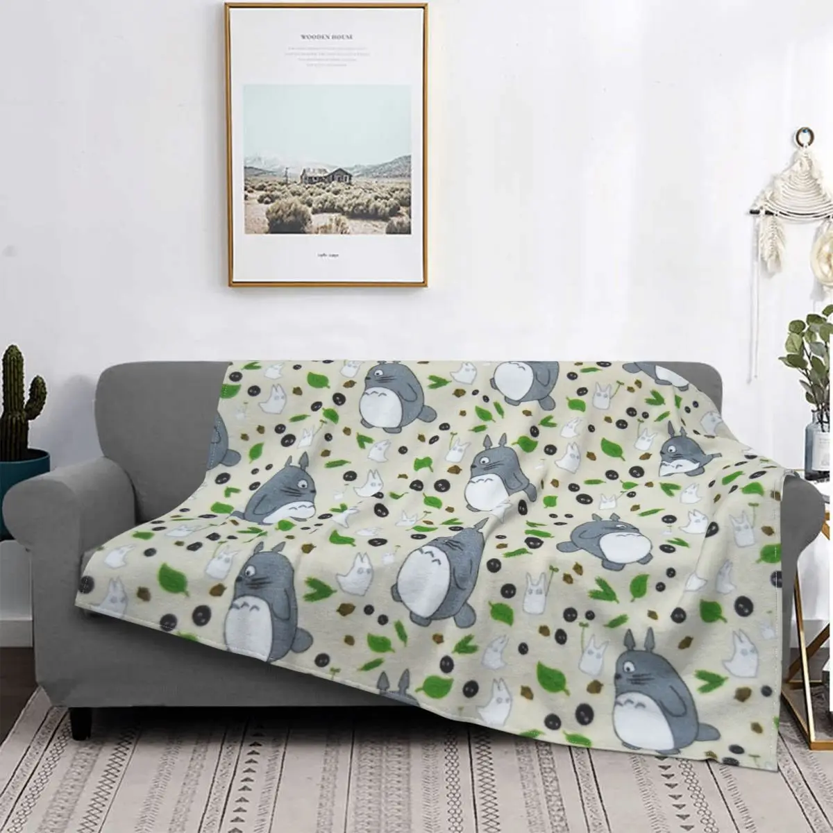 My Neighbor Totoro Fleece Blanket Japanese Anime Cute Cartoon Customized Throw Blanket for Home 150*125cm Rug Piece
My Neighbor Totoro Fleece Blanket Japanese Anime Cute Cartoon Customized Throw Blanket for Home 150*125cm Rug Piece