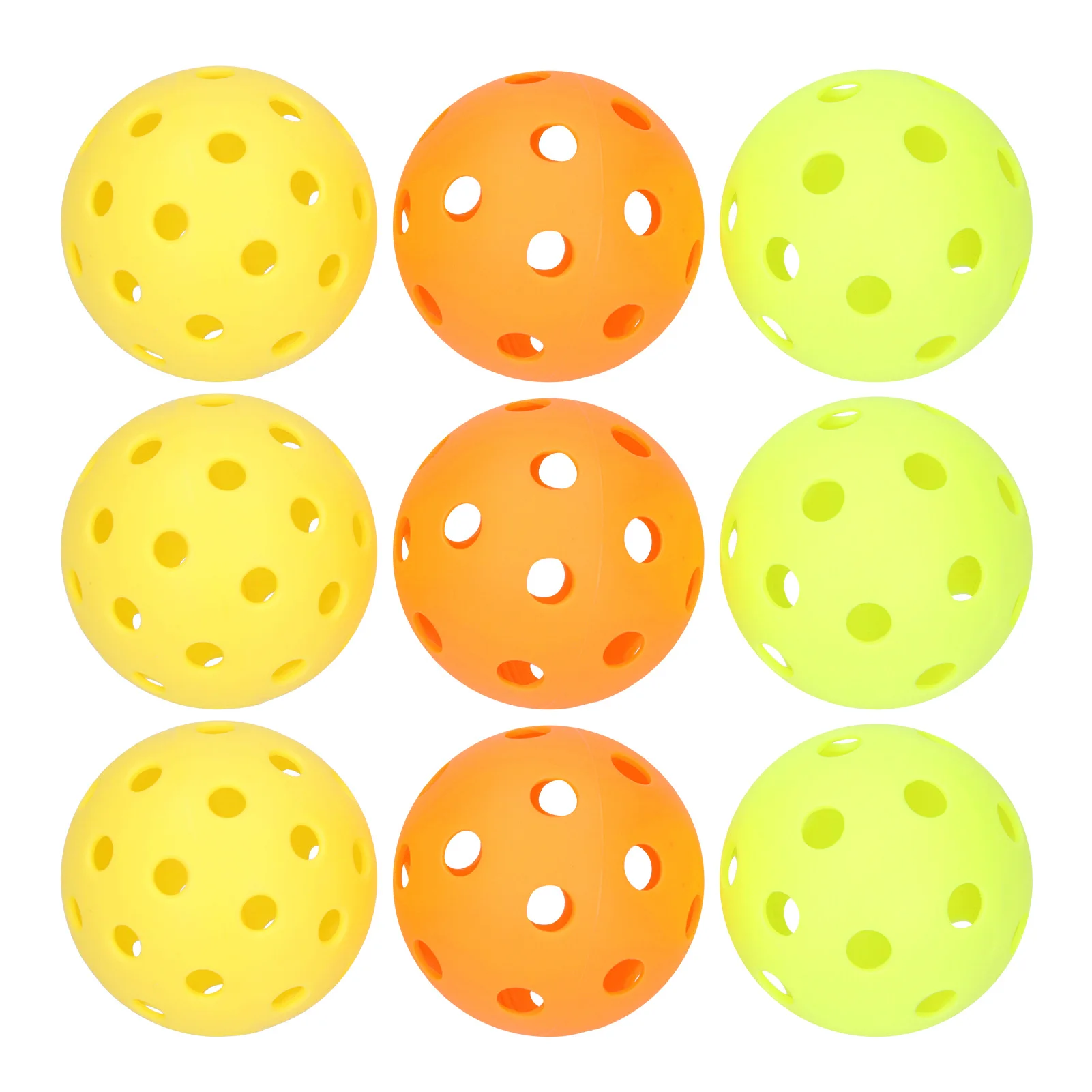 9 Packs 40/26Holes Outdoor Pickleball Balls for Outdoor Courts Amateur Advanced Training competition Ball
9 Packs 40/26Holes Outdoor Pickleball Balls for Outdoor Courts Amateur Advanced Training competition Ball