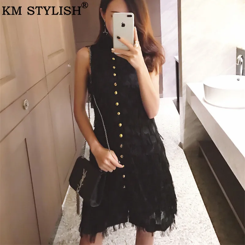 2019 Autumn Women Dress Thailand Tide brand Fringe Feathers Gold Buckle Vestidos White Black Goddess Female One-piece Dresses
2019 Autumn Women Dress Thailand Tide brand Fringe Feathers Gold Buckle Vestidos White Black Goddess Female One-piece Dresses