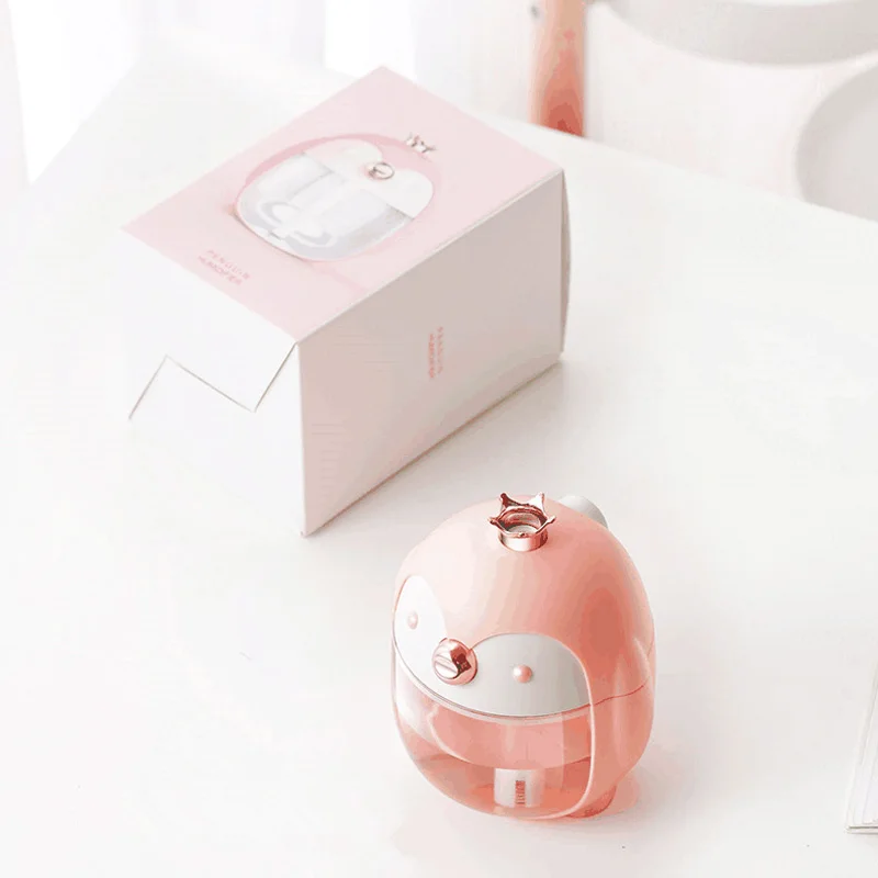 300ML Penguin Portable Ultrasonic Humidifier Cute Pet Air USB Aroma Essential Oil Diffuser With Color Night Lamp Umidificador 
300ML Penguin Portable Ultrasonic Humidifier Cute Pet Air USB Aroma Essential Oil Diffuser With Color Night Lamp Umidificador