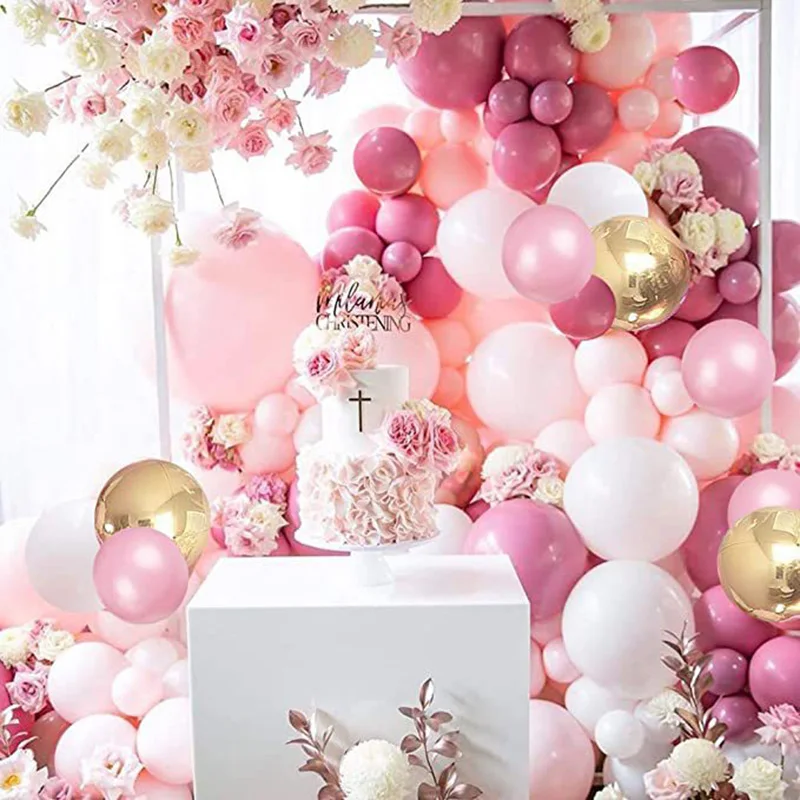 122pcs/lot Pink Balloons Chain Rose Red Pink Burgundy Balloon Garland Arch Wedding Birthday Party Air Globos Baby Shower Decor
122pcs/lot Pink Balloons Chain Rose Red Pink Burgundy Balloon Garland Arch Wedding Birthday Party Air Globos Baby Shower Decor