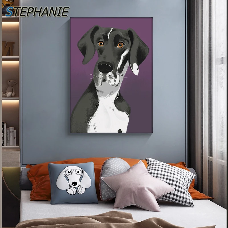 Simple Cute Animals Dog Canvas Painting Nursery Nordic Cartoon Cat Poster Print Wall Art Picture Girl Baby Kids Room Decoration
Simple Cute Animals Dog Canvas Painting Nursery Nordic Cartoon Cat Poster Print Wall Art Picture Girl Baby Kids Room Decoration