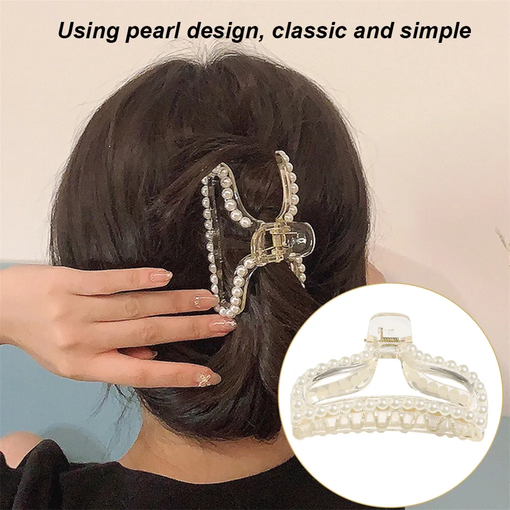 1pcs Women Hair Claw Hyperbole Big Pearls Hair Claw Clips Makeup Hair Styling Barrettes Party Hairpin For Women Hair Accessories
1pcs Women Hair Claw Hyperbole Big Pearls Hair Claw Clips Makeup Hair Styling Barrettes Party Hairpin For Women Hair Accessories