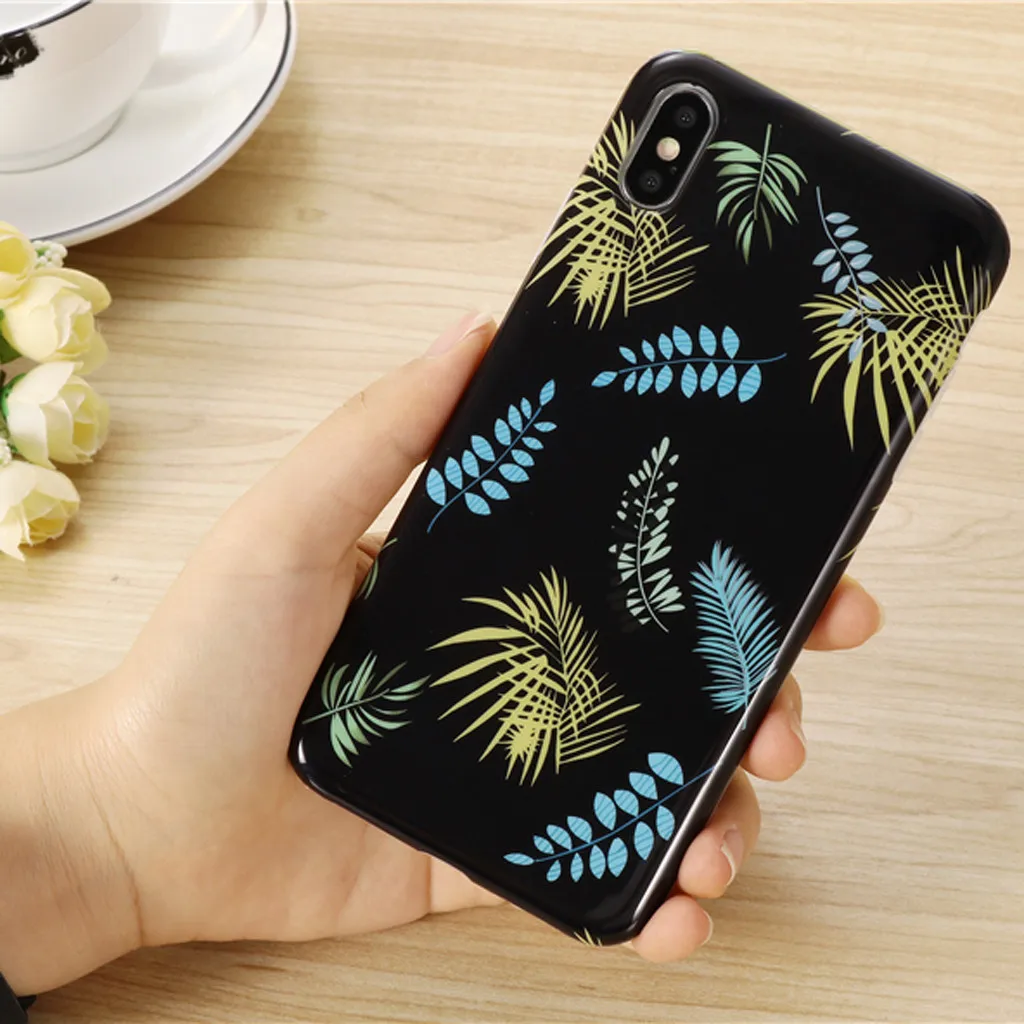 Для iPhone XR 6 1 дюймов ударопрочный цветок милые девушки чехол для телефона крышка