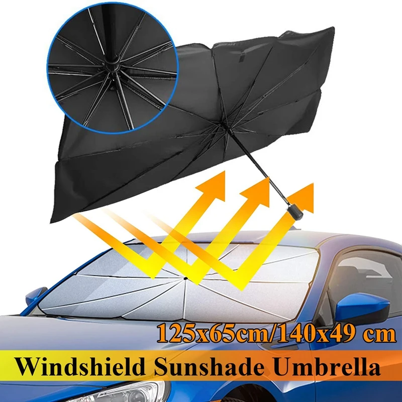 Car Windshield Sunshade Umbrella Foldable Sun Visor Protector UV Block Interior Car Parasol
Car Windshield Sunshade Umbrella Foldable Sun Visor Protector UV Block Interior Car Parasol