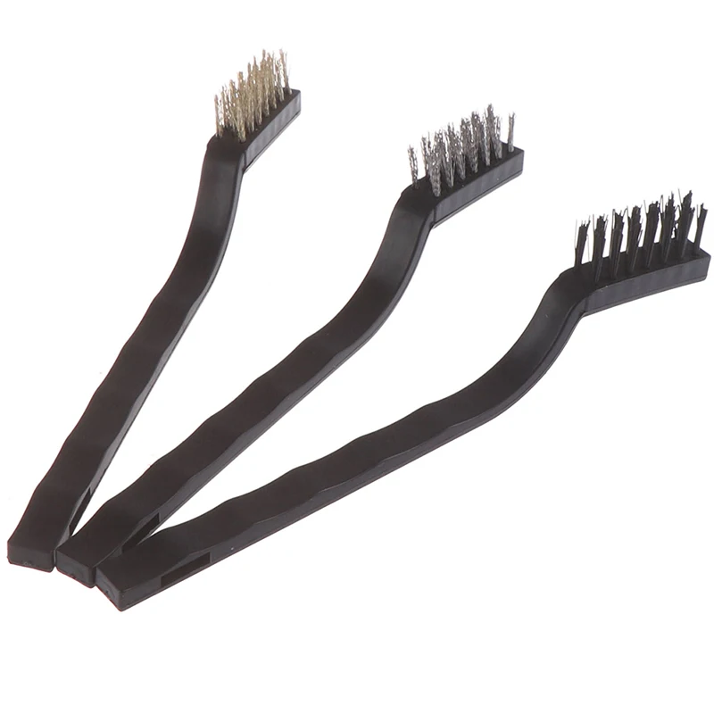 3Pcs Mini Stainless Steel Rust Brush Brass Cleaning Polishing Detail Metal Brush Wire Toothbrush Cleaning Tool Family Kit
3Pcs Mini Stainless Steel Rust Brush Brass Cleaning Polishing Detail Metal Brush Wire Toothbrush Cleaning Tool Family Kit