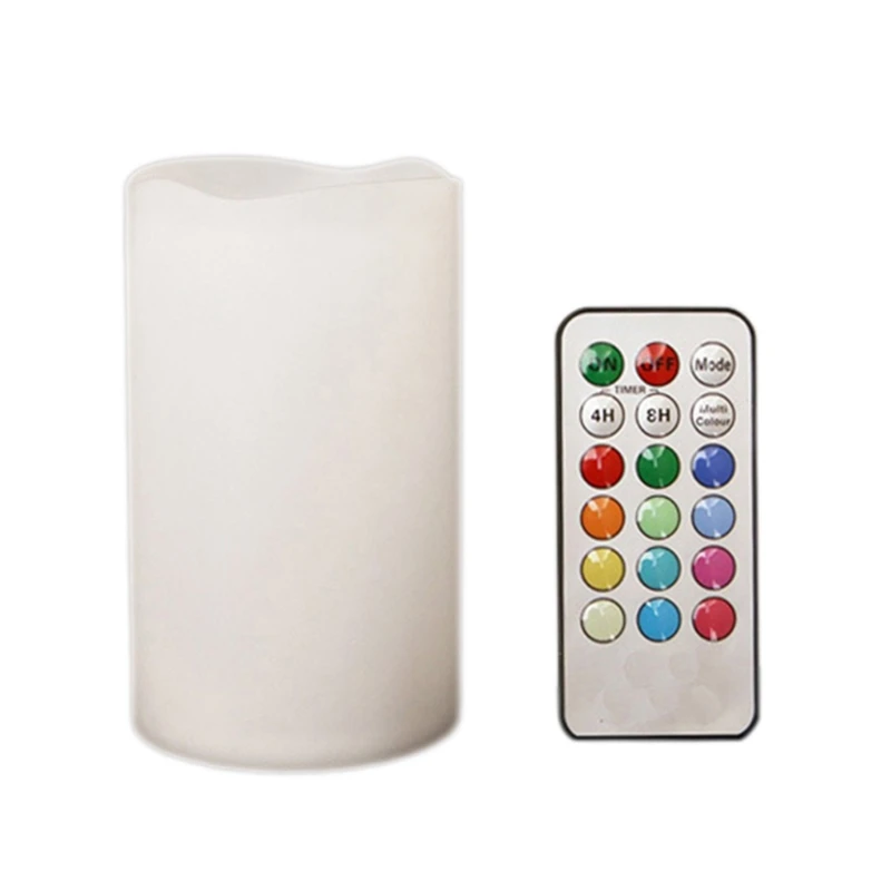 1 Set Flameless LED Pillar Candle Night Light With RGB Remote Control Wax Candle For Wedding Decoration Christmas Candle Drop
1 Set Flameless LED Pillar Candle Night Light With RGB Remote Control Wax Candle For Wedding Decoration Christmas Candle Drop