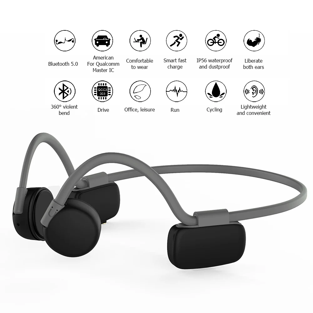 Наушники ORDRO с костной проводимостью, Bluetooth 5,0, Беспроводные спортивные наушники с открытым ухом, наушники с костной проводимостью для бега
Наушники ORDRO с костной проводимостью, Bluetooth 5,0, Беспроводные спортивные наушники с открытым ухом, наушники с костной проводимостью для бега