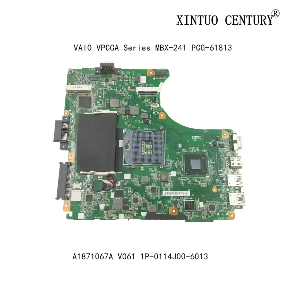 A1871067A для SONY VAIO VPCCA серии MBX-241 PCG-61813 Материнская плата ноутбука V061 1P-0114J00-6013 HM65 DDR3 100% тестирование работы
A1871067A для SONY VAIO VPCCA серии MBX-241 PCG-61813 Материнская плата ноутбука V061 1P-0114J00-6013 HM65 DDR3 100% тестирование работы