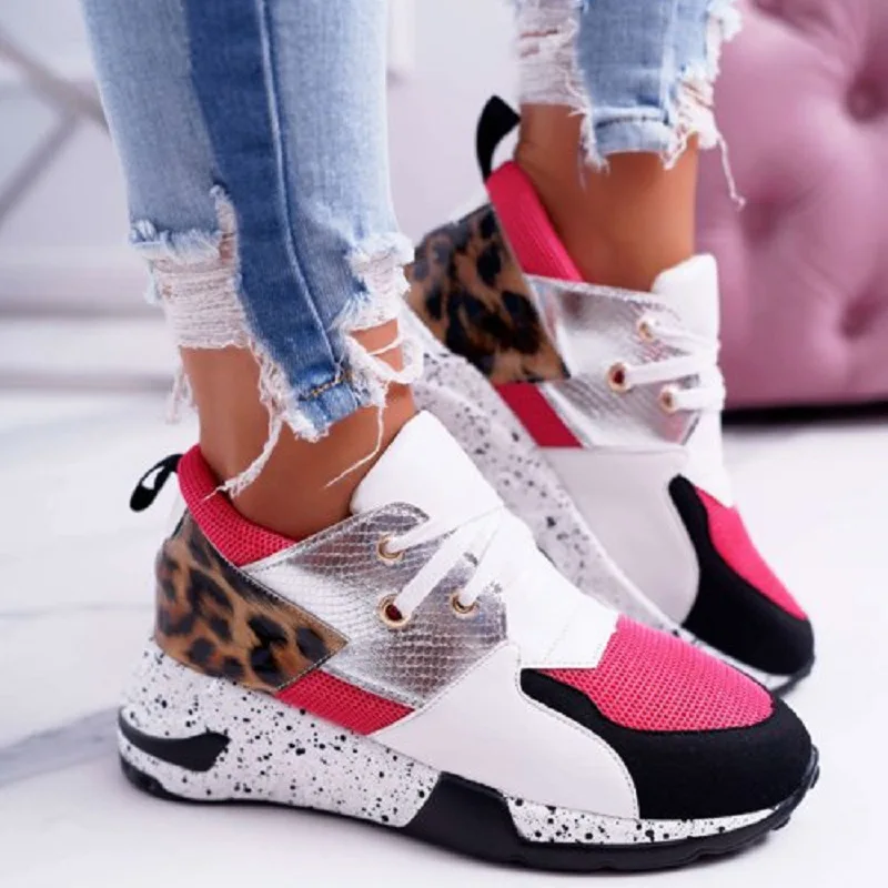 2021 New Women Leopard Print Faux Fur Sneakers Casual Shoes Breathable Ladies Shoes Lace-up Platform Sports Shoes Big Size
2021 New Women Leopard Print Faux Fur Sneakers Casual Shoes Breathable Ladies Shoes Lace-up Platform Sports Shoes Big Size