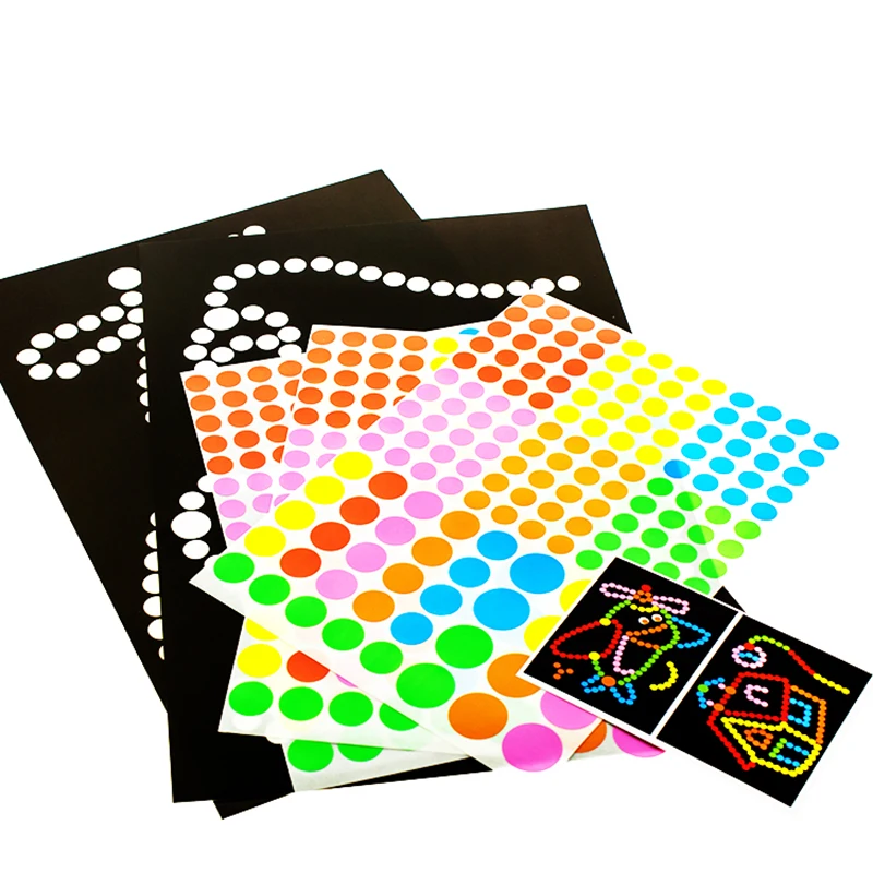 10/15pcs DIY Colorful Dot Primary Mosaic Puzzle Stickers Games DIY Cartoon Animal Learning Education Toys For Children Kids Gift
10/15pcs DIY Colorful Dot Primary Mosaic Puzzle Stickers Games DIY Cartoon Animal Learning Education Toys For Children Kids Gift