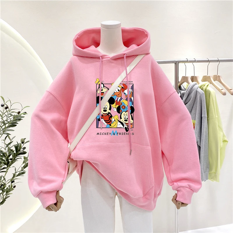 Disney Anime Harajuku Hoodies Women Long Sleeve Thick Warm Cute Kawaii Sweatshirt Ladies Funny Cartoon Top Black Hooded Female
Disney Anime Harajuku Hoodies Women Long Sleeve Thick Warm Cute Kawaii Sweatshirt Ladies Funny Cartoon Top Black Hooded Female
