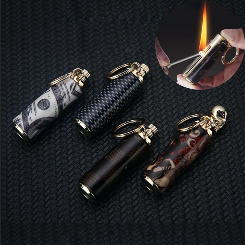 Fashion Windproof Million Match Lighter Waterproof Kerosene Oil Flint Fire Starter Outdoor Survival Keychain Tool
Fashion Windproof Million Match Lighter Waterproof Kerosene Oil Flint Fire Starter Outdoor Survival Keychain Tool