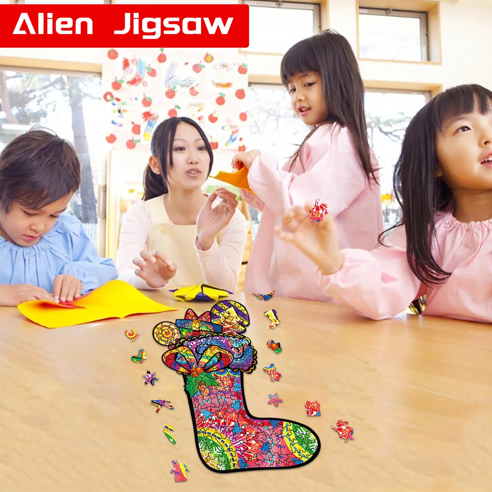 Christmas jigsaw Puzzles Christmas Theme Wood Puzzles Educational Toys For Adult&Children For Interactive Family Game Party Game
Christmas jigsaw Puzzles Christmas Theme Wood Puzzles Educational Toys For Adult&Children For Interactive Family Game Party Game