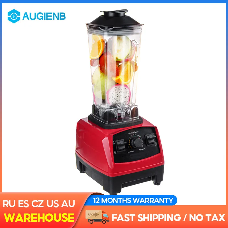 AUGIENB 2L 3500W Professional Smart Timer Pre-programed Blender Mixer BPA Free Juicer Food Processor Ice Smoothies Crusher
AUGIENB 2L 3500W Professional Smart Timer Pre-programed Blender Mixer BPA Free Juicer Food Processor Ice Smoothies Crusher