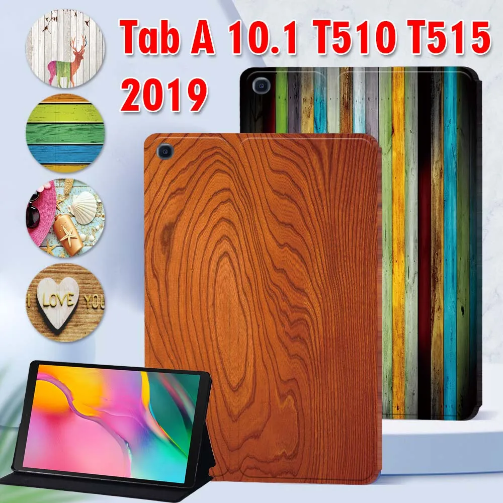 Tablet Case for Samsung Galaxy Tab A 10.1" 2019 PU Leather Wood Grain Series Fashion Pattern Stand Cover Capa for SM-T510/T515
Tablet Case for Samsung Galaxy Tab A 10.1" 2019 PU Leather Wood Grain Series Fashion Pattern Stand Cover Capa for SM-T510/T515