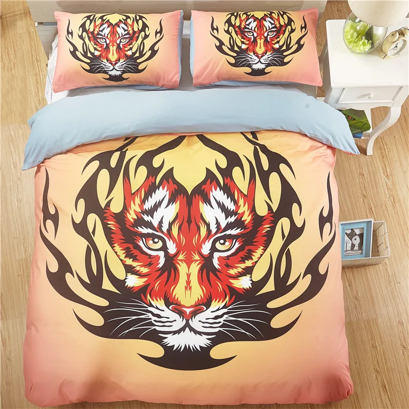 Hot Sale 3D Tiger Lion Bedding Set Animal Cover Set Cartoon Duvet Cover Cute Bed Boys Gift Luxury Bed Linen
Hot Sale 3D Tiger Lion Bedding Set Animal Cover Set Cartoon Duvet Cover Cute Bed Boys Gift Luxury Bed Linen
