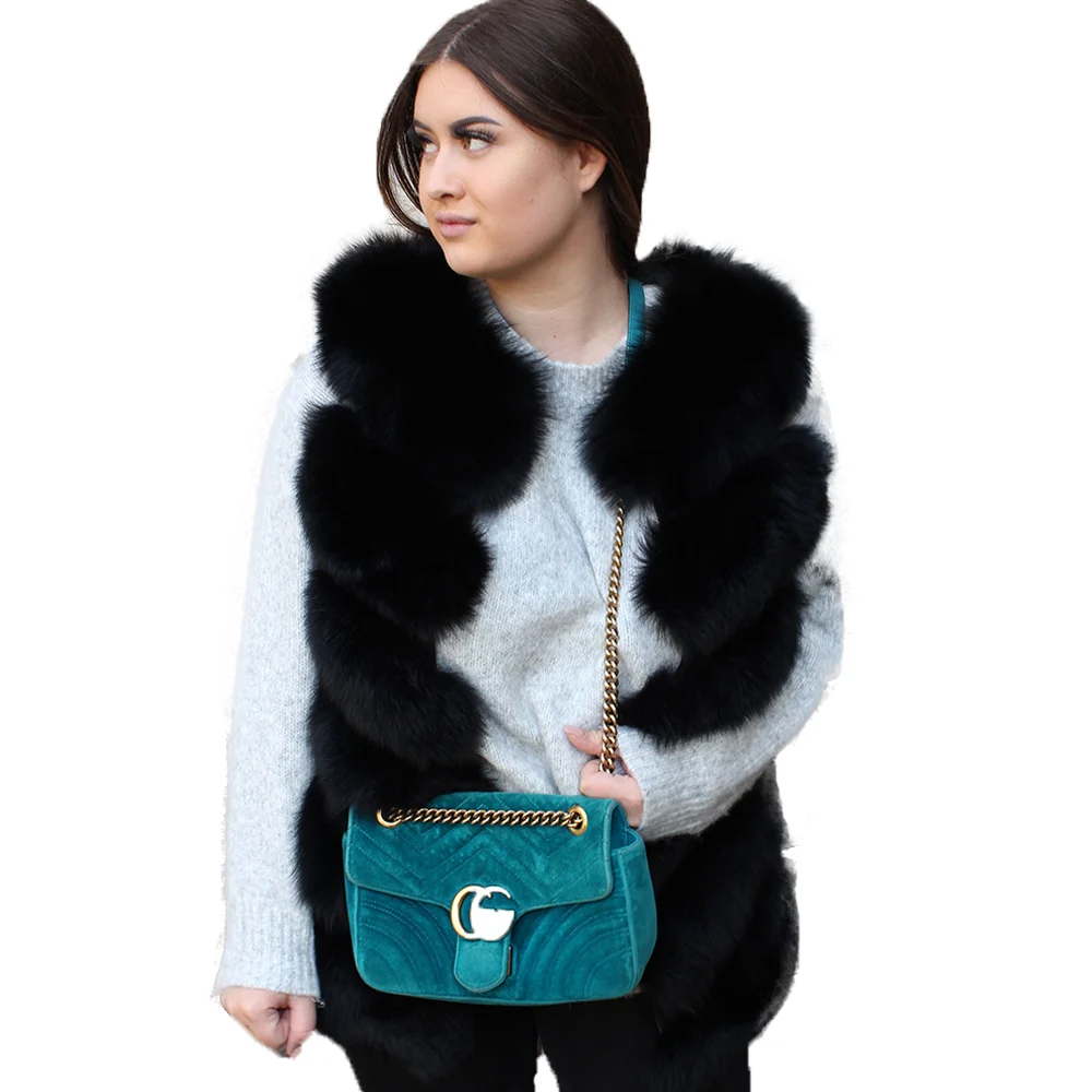 Knitted Vest Fur Gilet Real Fox Fashion Furry 2020 Fall Winter Clothes Plus Size Fuzzy Warm Sleeveless Long Black Fur Vest
Knitted Vest Fur Gilet Real Fox Fashion Furry 2020 Fall Winter Clothes Plus Size Fuzzy Warm Sleeveless Long Black Fur Vest