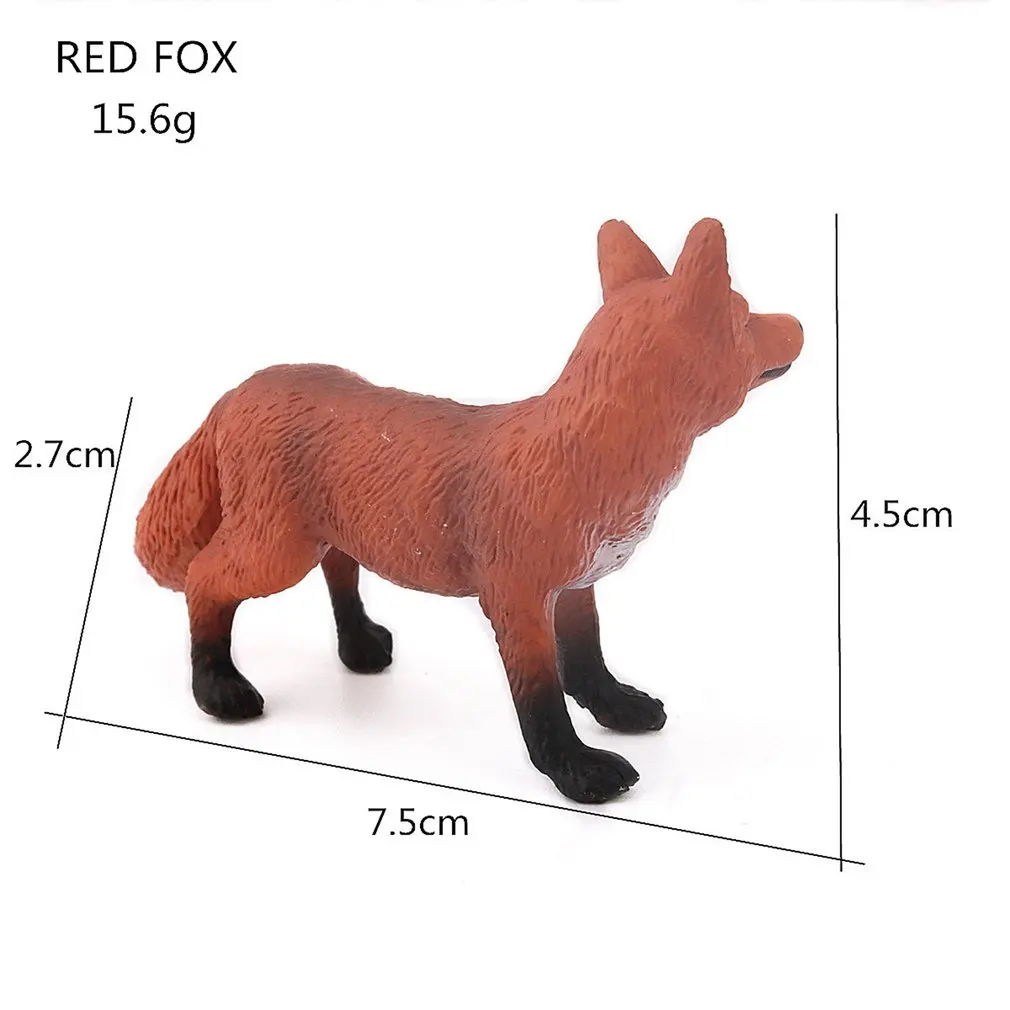 High Simulation Lifelike Cute Nature Wild Animal Toy Red-fox Model Figurine Action Figures Kids Educational Toys Home Decor
High Simulation Lifelike Cute Nature Wild Animal Toy Red-fox Model Figurine Action Figures Kids Educational Toys Home Decor