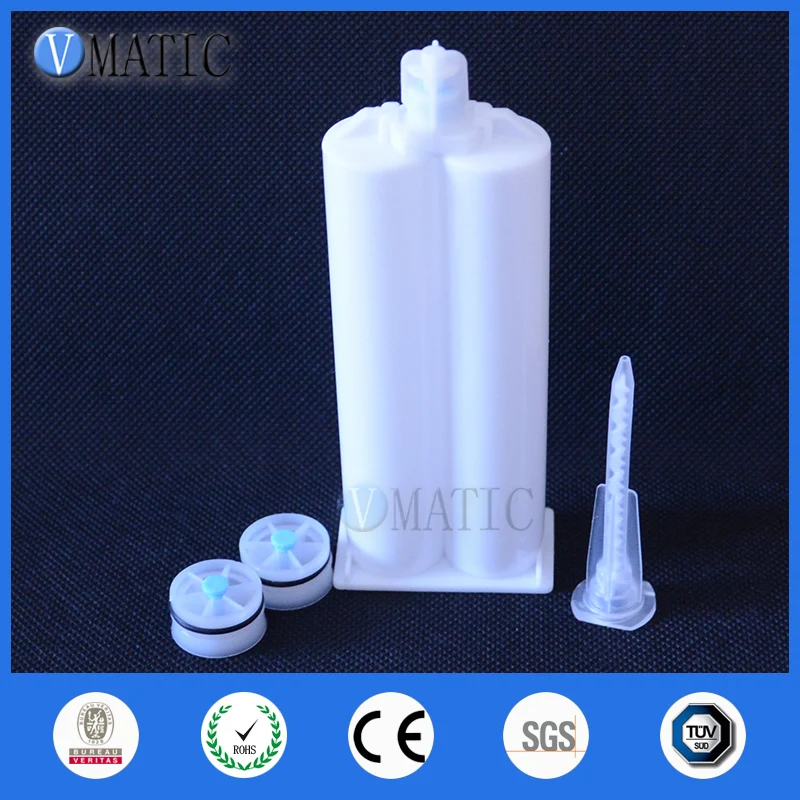 Free Shipping Two Component Plastic Cartridge 50ml/cc 1:1 With Ma Static Mixer For Dispensing Caulking Gun
Free Shipping Two Component Plastic Cartridge 50ml/cc 1:1 With Ma Static Mixer For Dispensing Caulking Gun