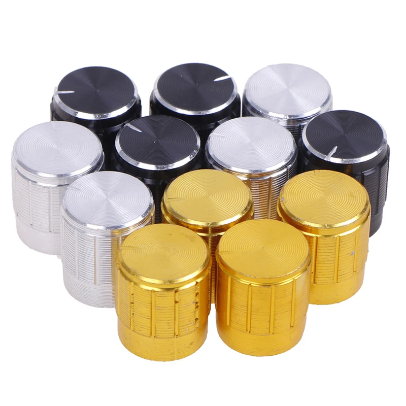 4pcs/set Aluminum Alloy Knob Cap Potentiometer Knob Aperture 6MM Aluminum Cap 15*17
4pcs/set Aluminum Alloy Knob Cap Potentiometer Knob Aperture 6MM Aluminum Cap 15*17